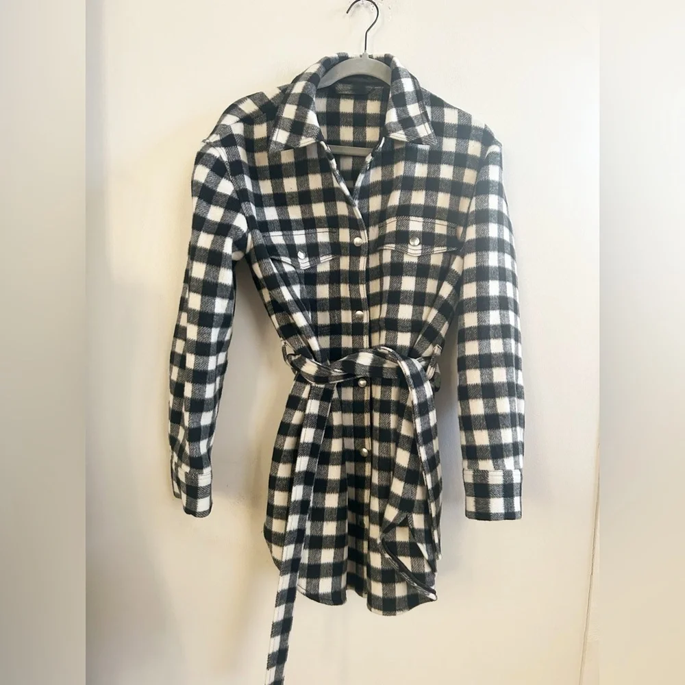 & other‎ stories buffalo plaid jacket small 36